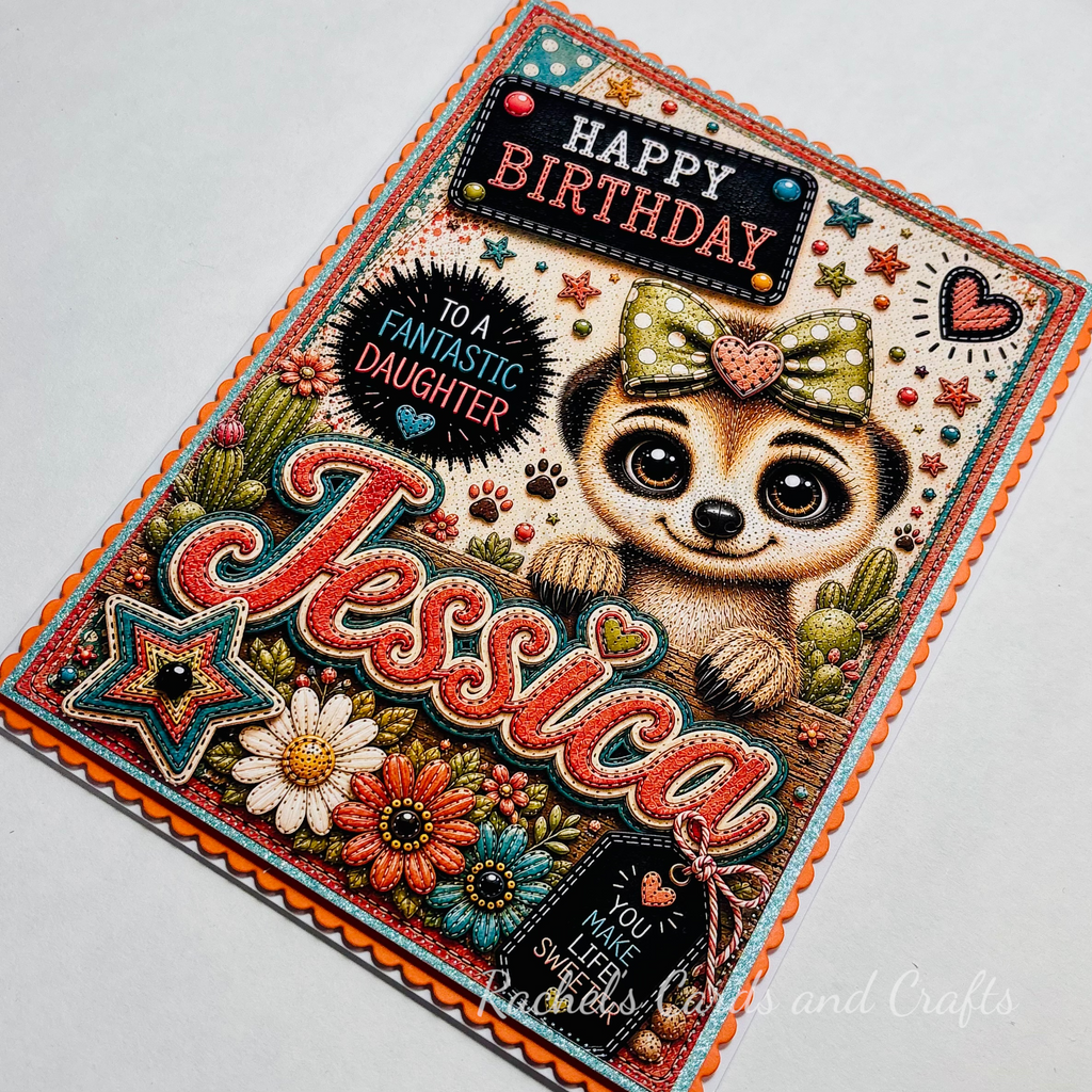 Personalised Quirky Meerkat Birthday Card
