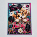 Personalised Quirky Dog Birthday Card