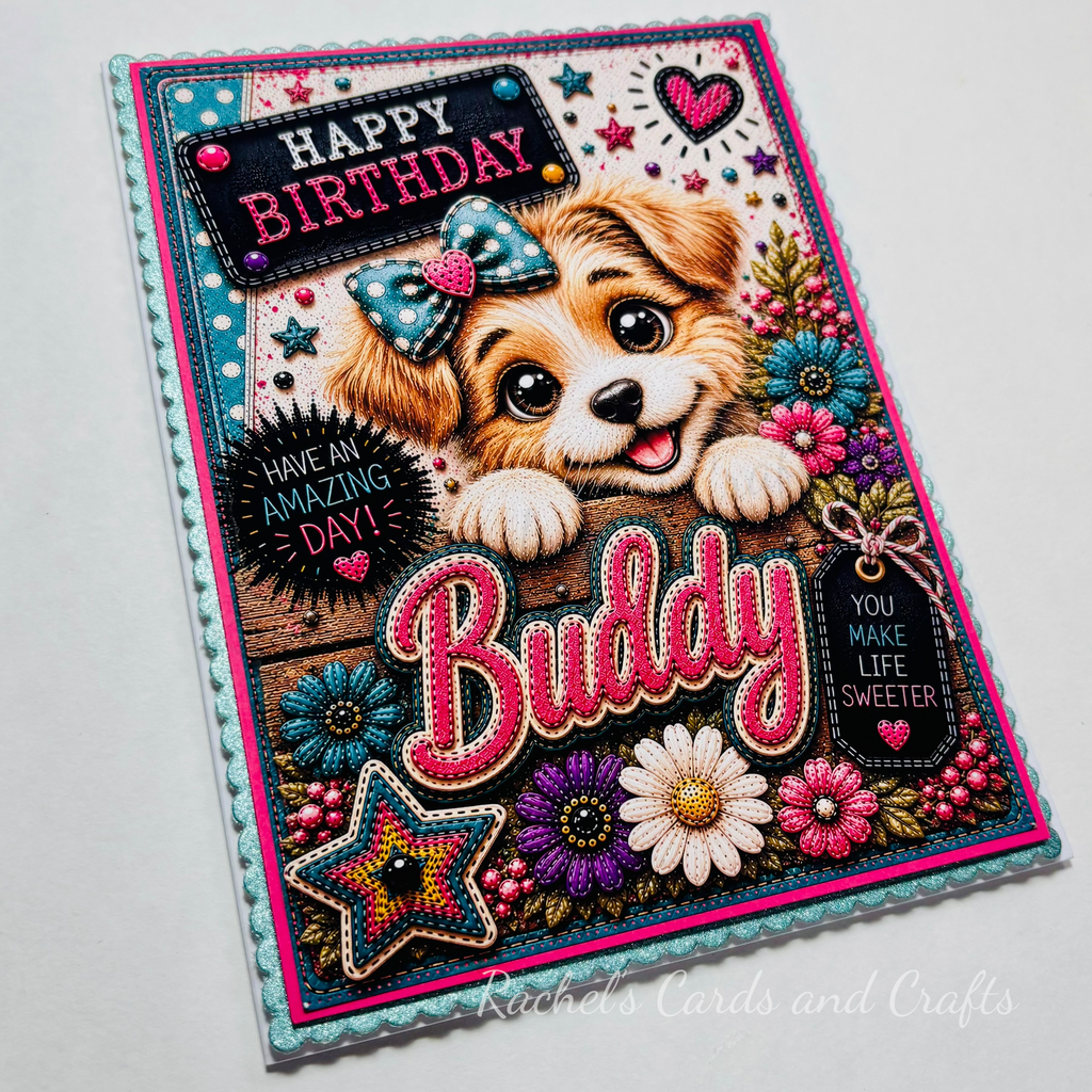 Personalised Quirky Dog Birthday Card