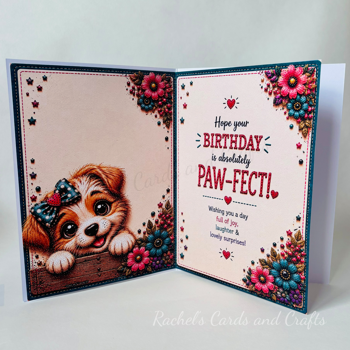 Personalised Quirky Dog Birthday Card